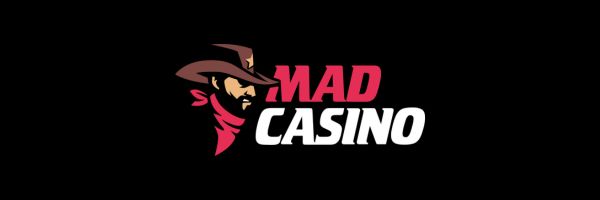 Mad Casino free spins offer on a phone screen